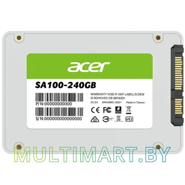 SSD диск Acer SA100 240GB (BL.9BWWA.102) картинка 4